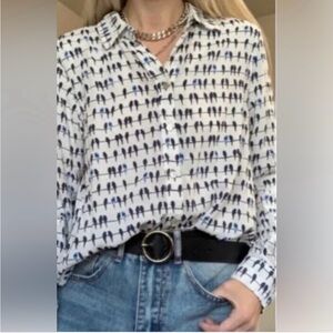 Jane & Delancey chambray top